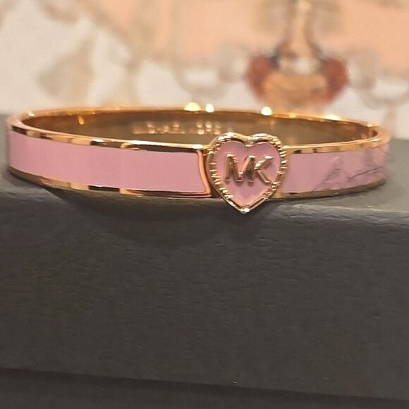 Michael Kors Logo Heart Limited Edition Bangle Bracelet - Picture 5 of 5